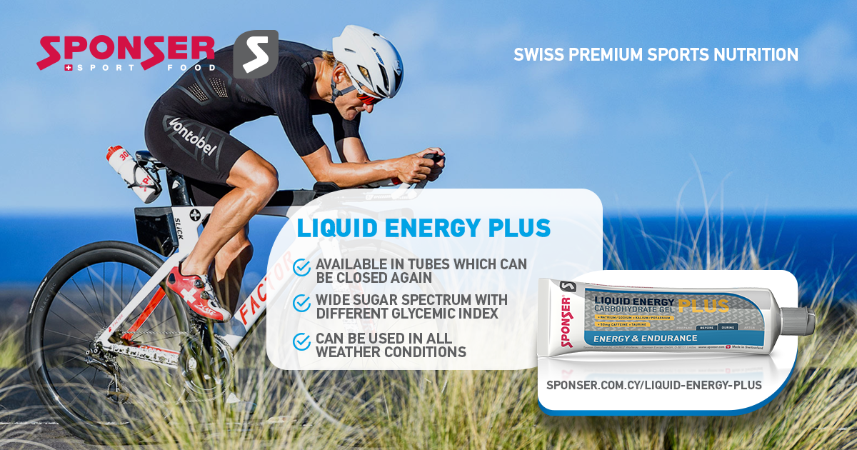 LIQUID ENERGY PLUS Sponser Cyprus Sports Nutrition Supplements